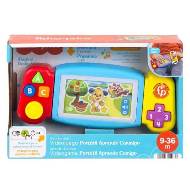 Fisher-Price Video Juego Portátil Aprende Conmigo 9-36m