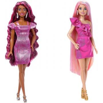 Muñeca Barbie Divertida y Elegante cambia de Look c/Accesorios 3a+