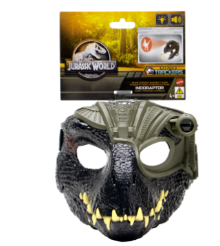 Mascara Jurassic World con Luz de Rastreamento 4a+