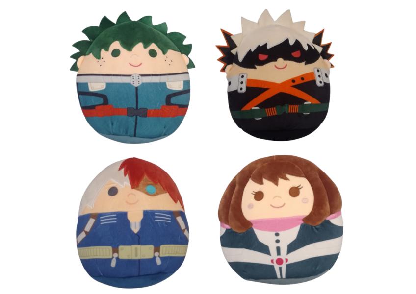 Peluches Squishmallows My Hero Academia Surt/4 3a+ 8&quot;