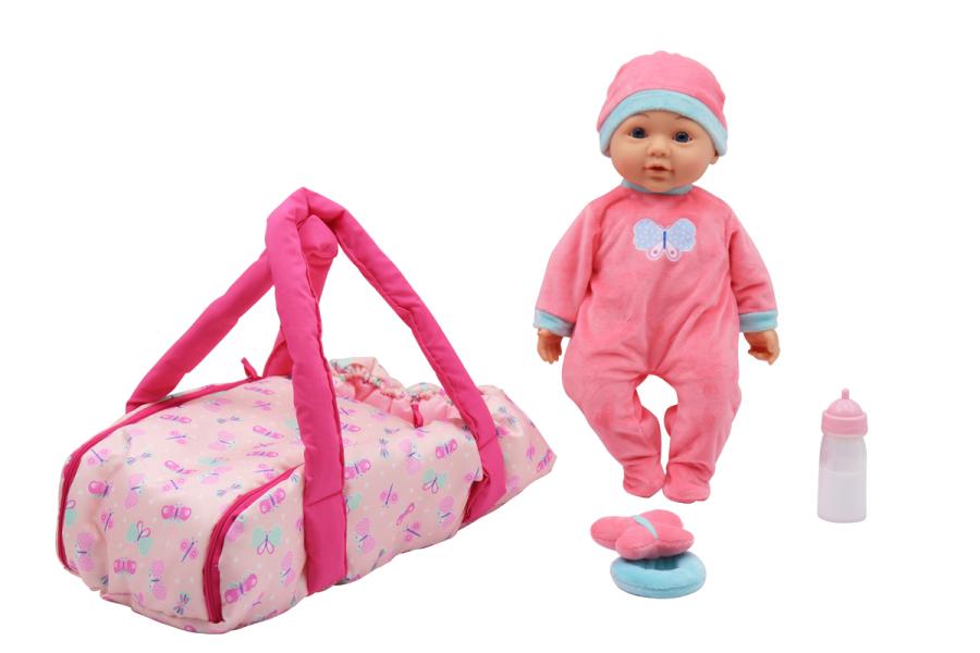 Bebé con set de Cuna Dream Baby 43cm 2a+