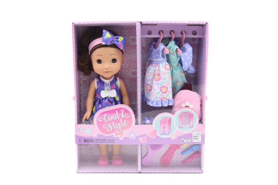 Muñeca  Cool &amp; Style C/ Ropero 35.5cm 3a+