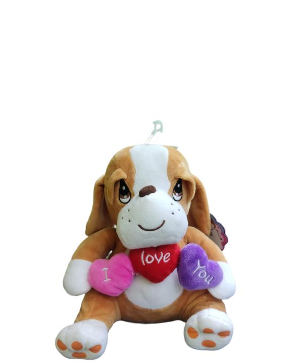 Peluche Samuel y Miel con Corazon 9&quot; Surt/2 3+