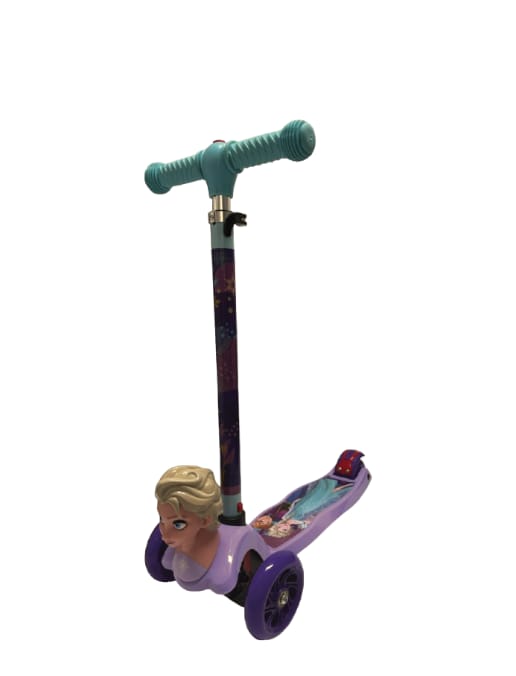 Scooter 3 Ruedas Princesa Disney 3D C/ Luz Frozen  3a+