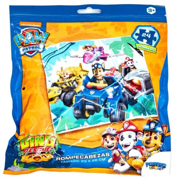 Rompecabezas en Bolsa  24 Pzs Paw Patrol 3a+