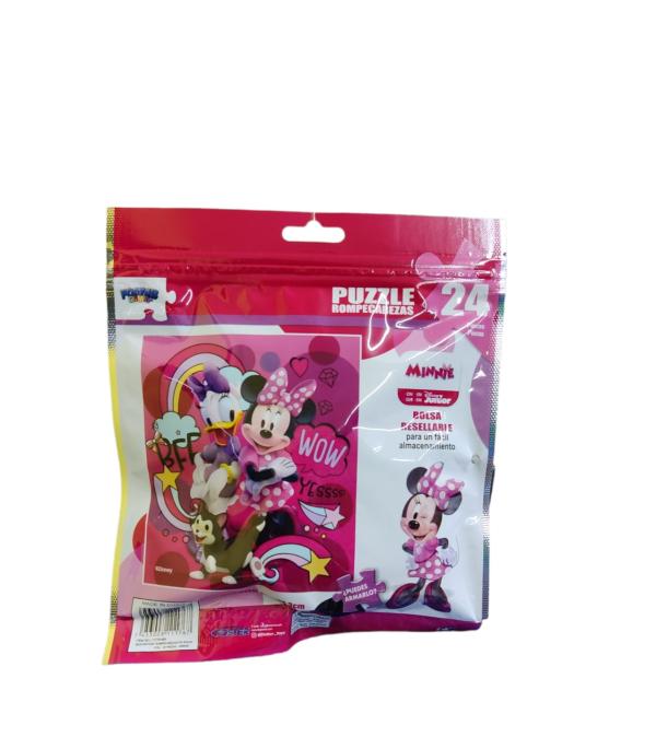 Rompecabezas en Bolsa Diney Junior 24 Pzs Minnie 3a+