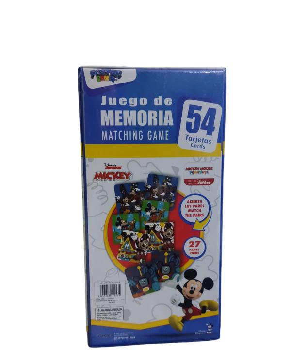 Juego de Mesa  Memoria Disney Junior Mickey  3a+