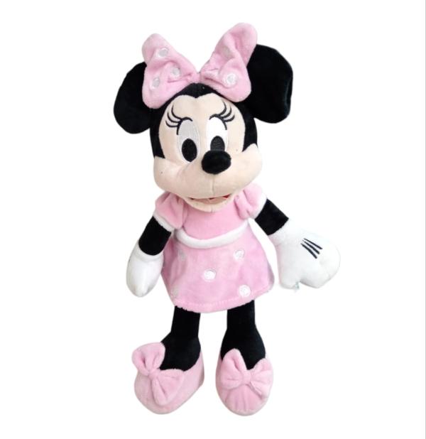 Peluche Disney Minnie Mouse Rosada 12&quot; 3a+