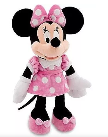 Peluche Disney Minnie Vestido Rosado 16&quot; 3a+