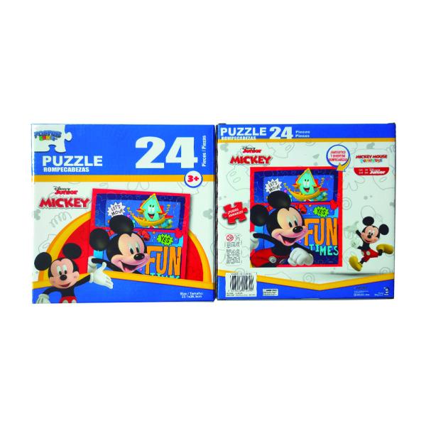 Rompecabezas de Mickey de 24 Pzs 3a+