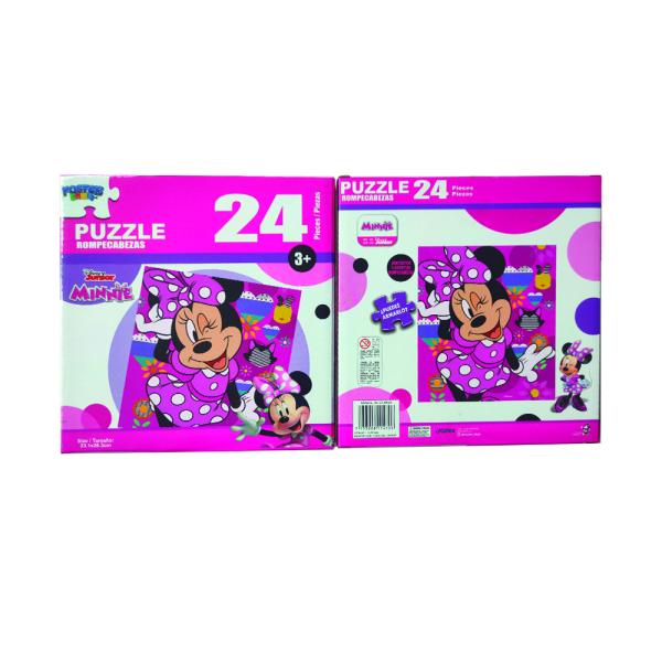 Rompecabezas de Minnie 24Pzs 3a+