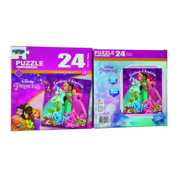 Rompecabezas de  Princesas 24Pzs 3a+