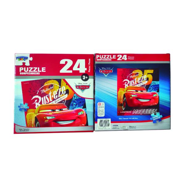 Rompecabezas de Disney Pixar Cars 24Pzs 3a+