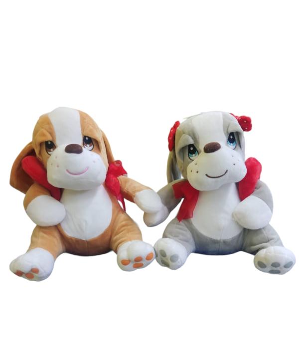 Peluche Samuel y Miel Mediano con Corazón Surt2 3+