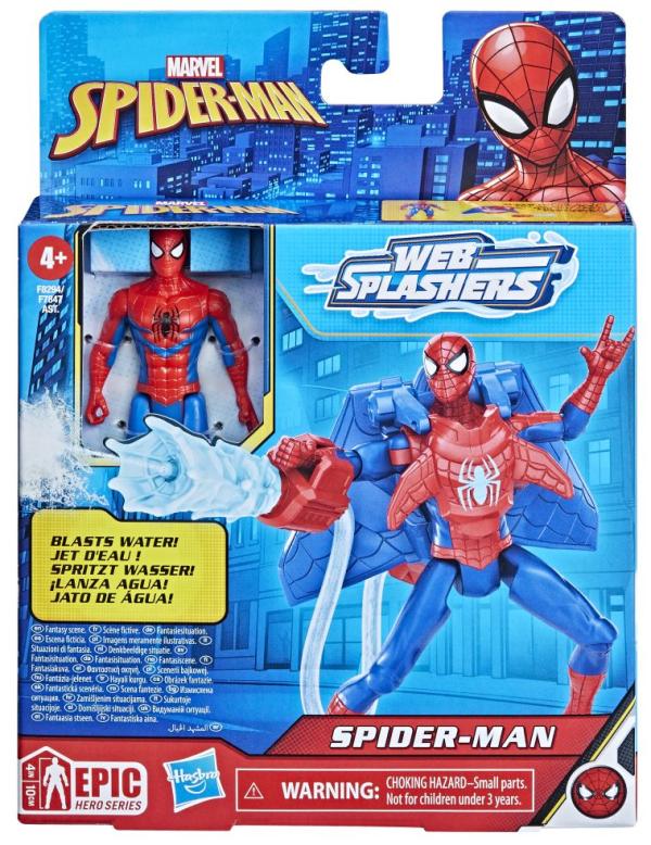 Figuras de Marvel Spider-man con Lanzador de Agua Surt/3 4a+