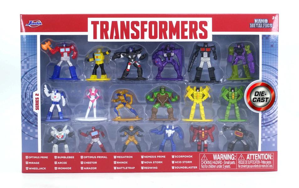 Figuras Nano Transformers Set/18 3a+