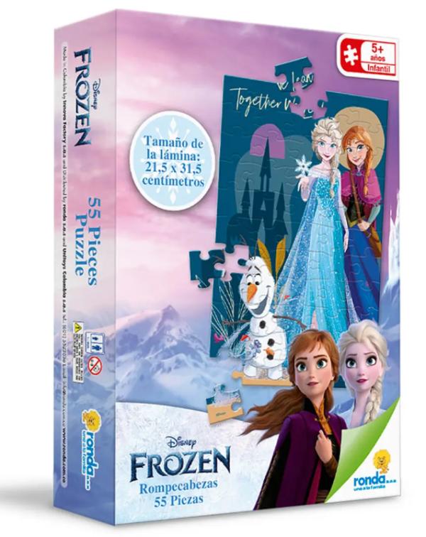 Rompecabezas Disney Frozen 55Pzs 5a+