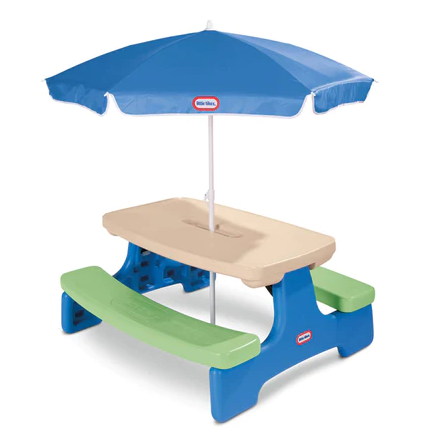 Mesa de Picnic con Sombrilla 2-8 años