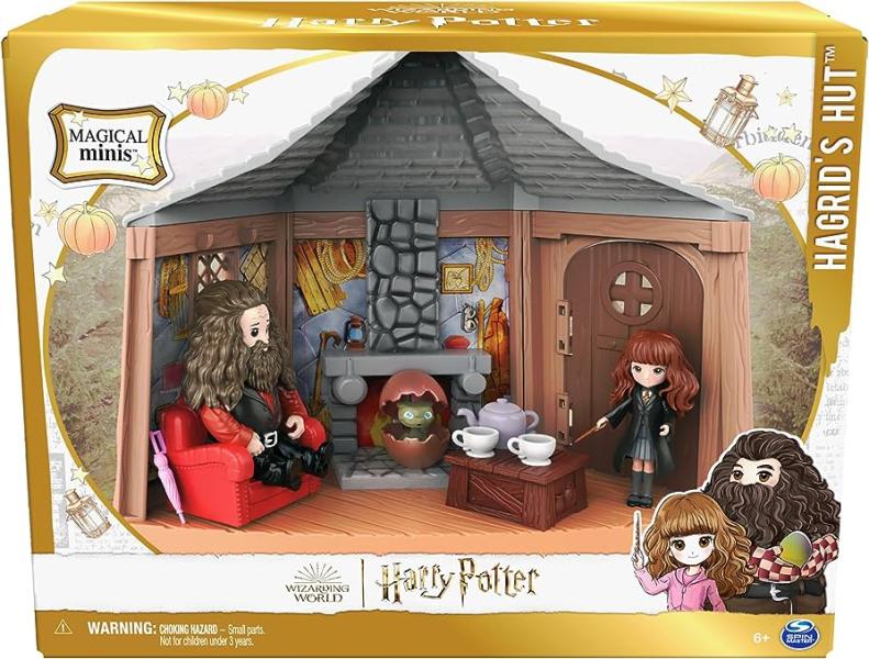 Figuras de Harry Potter con la Cabaña de Hagrid 6a+