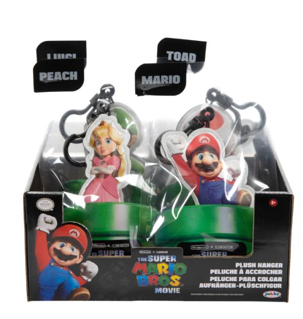 Peluches Llavero de Suoer Mario Bros Movie Displ/12 Surtido