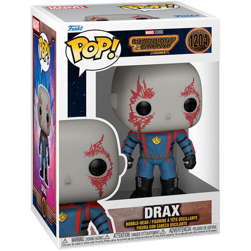 Figura Funko Pop! Marvel Guardianes de la Galaxia V3 (1204) Drax 3a+