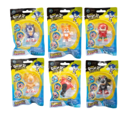 Figuras Goo Jit Zu Heroes de Sonic the Hed Gehog Minis Displ/12 Surtido  4a+