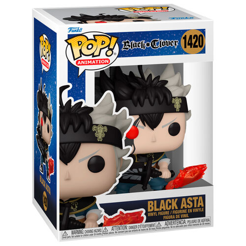 Figura Funko Pop! Black Clover (1420) Black Asta 3a+