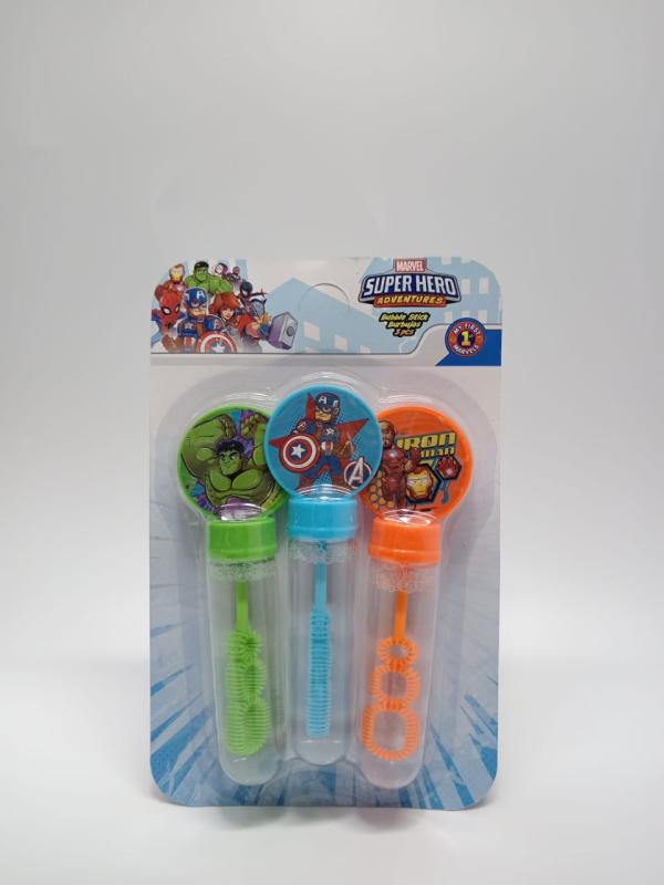 Set de 3 Burbujas de Marvel Super Hero Adventures 3a+ (081808)