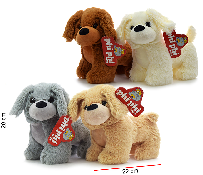 Peluche de Perrito 22cm Surt/4 2a+ (044730)