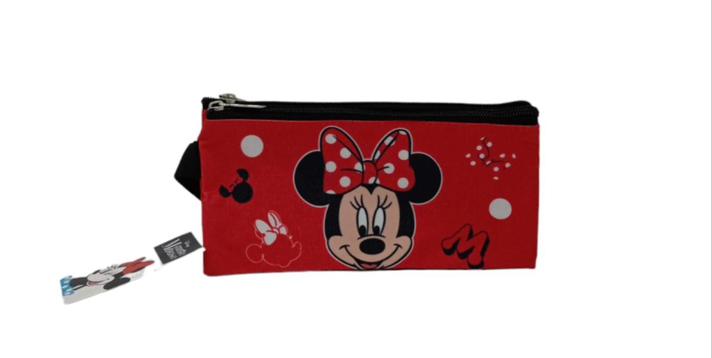 Cartuchera de Disney Minnie Dble Zipper (PC-02)