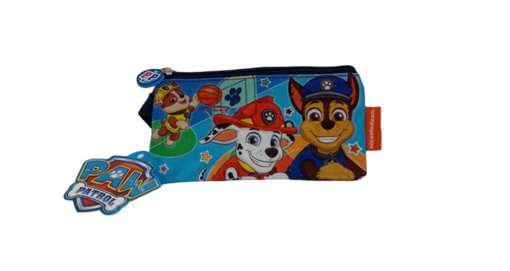 Cartuchera de Paw Patrol Doble Zipper Roja (P2405)