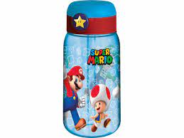 Botella con Pajilla de Super Mario Bros 510ml