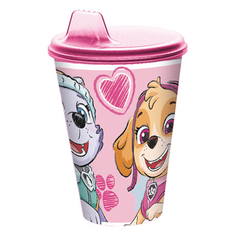 Vaso Beberito de Paw Patrol Rosado 430ml