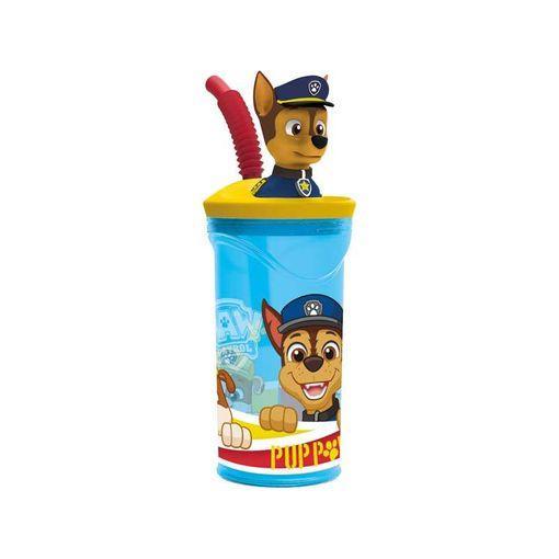 Vaso con Tapa 3D de Paw Patrol 360ml