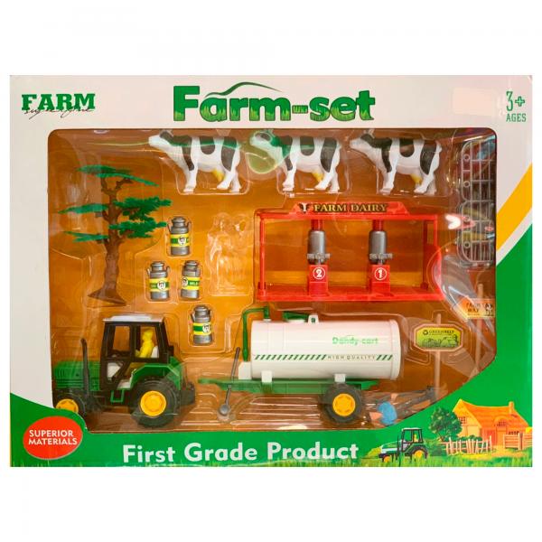 Set de Granja con Tractor,Animales y Accesorios (420532) 3a+