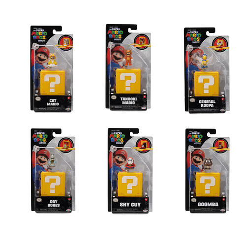 Mini Figuras de Super Mario Bros. Surt/6 3a+