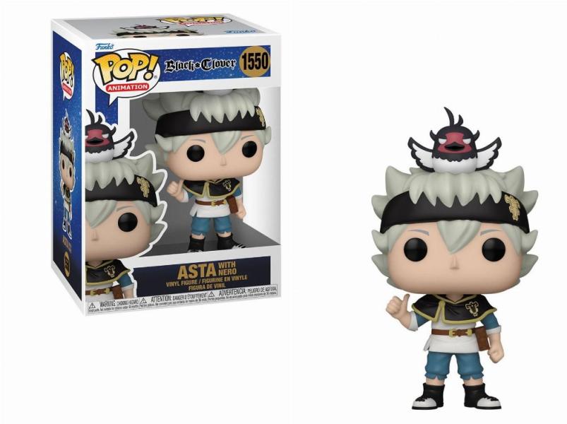 Figura Funko Pop! Black Clover (1550)  Asta With Nero 3a+