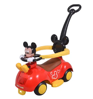 Carro Montable con Baranda Mickey Mouse 9m+