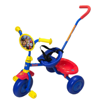 Triciclo de Empujar con Cinturón Paw Patrol 3a+