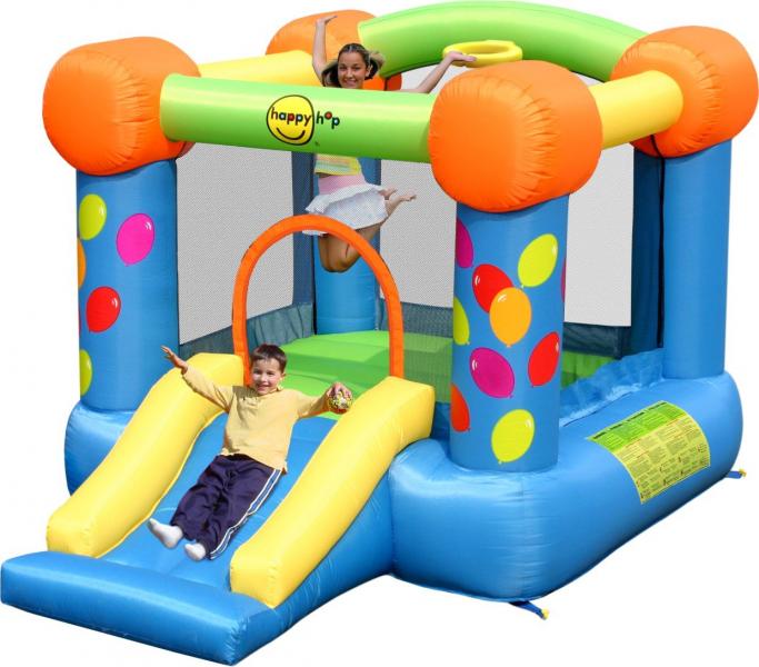 Brincador Inflable con Tobogán 280x210x185cm 3-10a 2 Niños