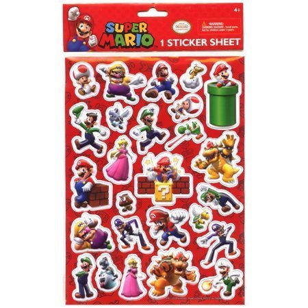 Stikers de Super Mario Bros Displ/24 3a+