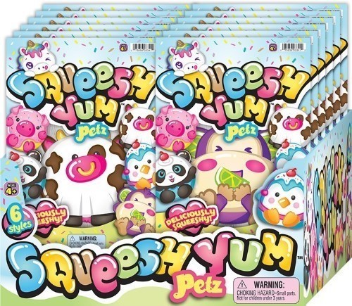 Figura Squeeshy Yum Petz Display/12 Surt/6  4a+