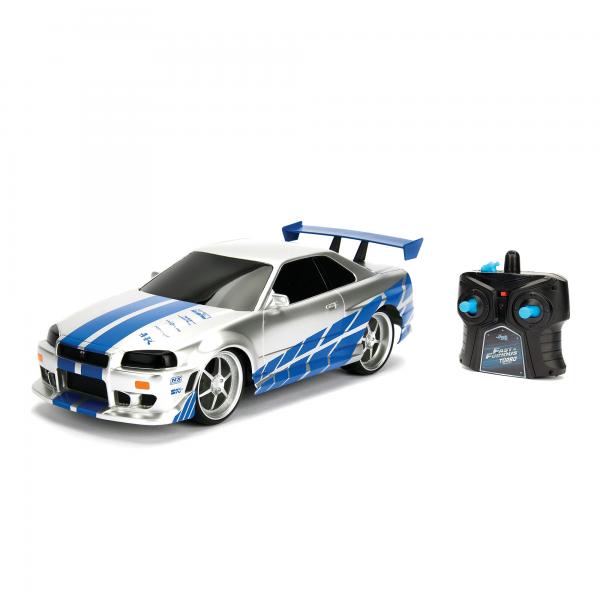 Carro R/C Rápidos y Furiosos Nissan Skyline GT-R 2002 1:16 6a+