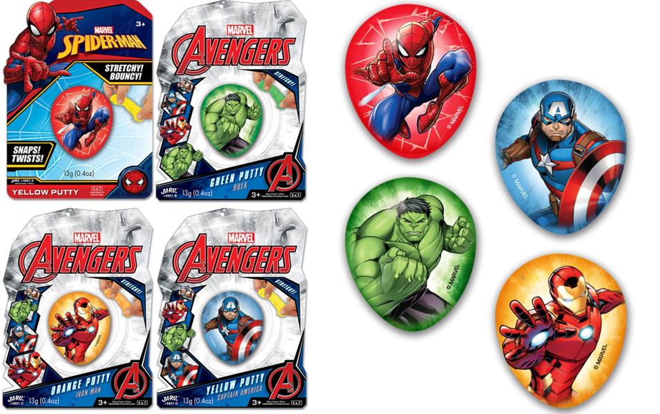 Masilla con Estuche de Marvel Avengers Surt/2 3a+ ( 6801A-B-C-D )