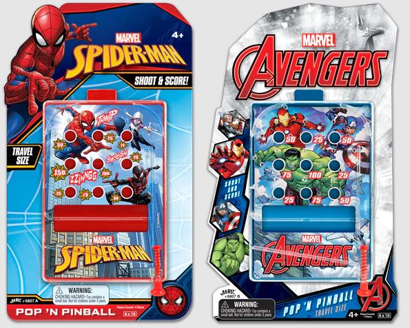 Mini Pinball de Marvel  Surt/2 4a+ (6807A-B)