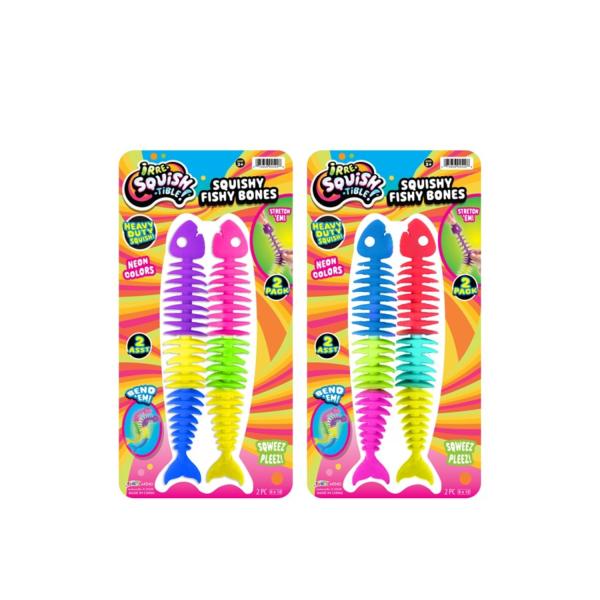 Figuras de Huesos de Pescado Squishy Surt/2 3a+