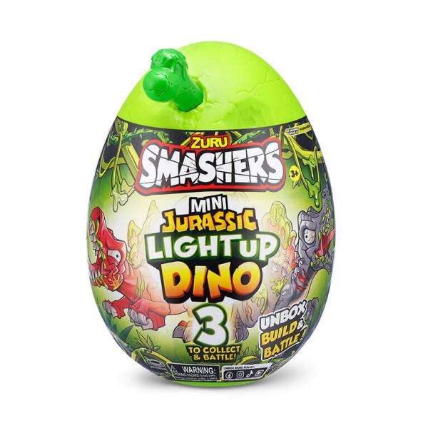 Huevo Sorpresa  Smashers Jurassic Light Dino Displ/6 Surt/3 3a+