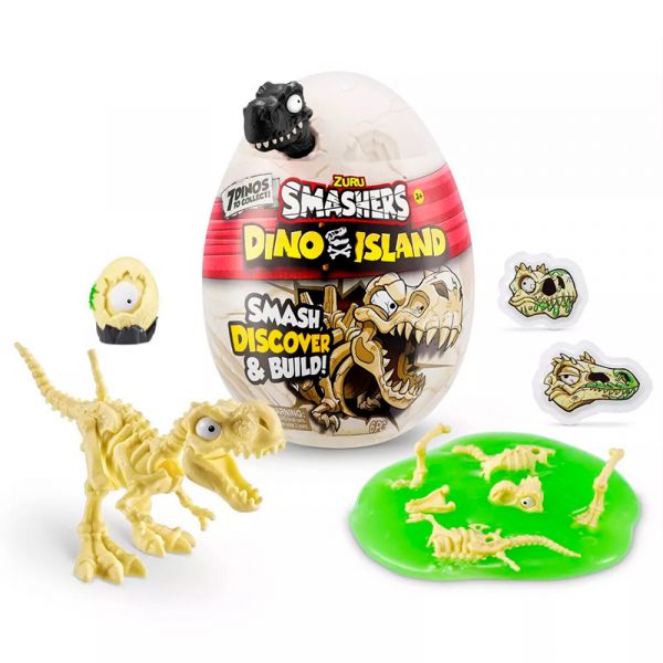 Smashers Mini Huevo Dino Island  Disp/8  Surt/3 3a+