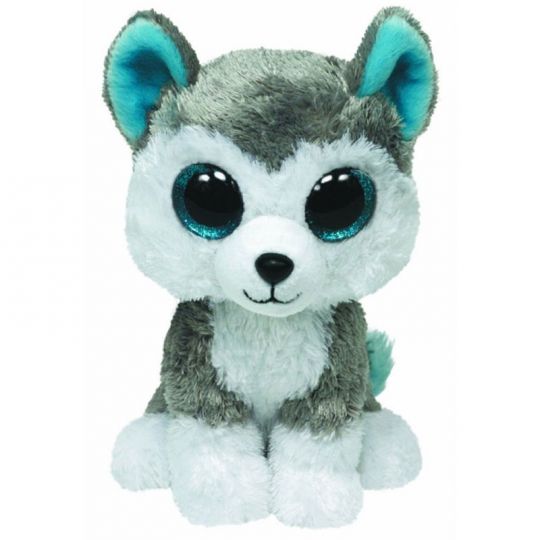 Peluche Beannie Boss Pequeño Slush Perro Husky 3a+