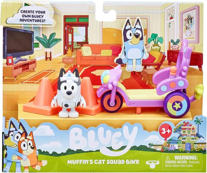 Figuras con Vehículo de Bluey Surt/2 3a+